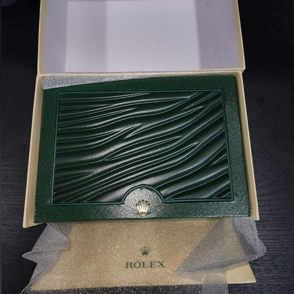empty rolex watch box/ packaging